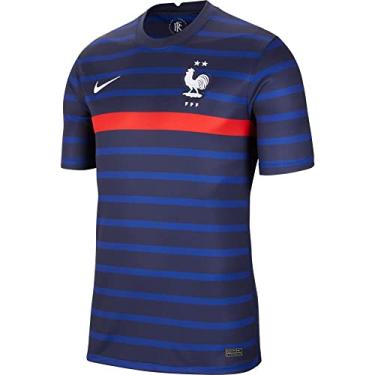 Imagem de Camisa Nike França I 2020/21 Torcedor Pro Masculina CD0700-498 (P)