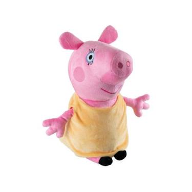 Imagem de Peppa Pig, Pelúcia Mamãe Pig Grande de 33cm Sunny - Sunny Brinquedos, 
