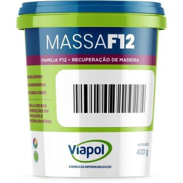 Imagem de Massa para madeira f12 viapol imbuia 400grs 132241