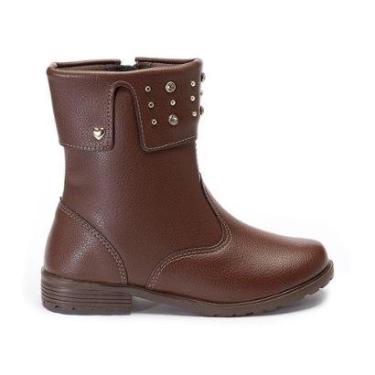 Imagem de Bota Feminina Cano Alto Médio Colarinho com Rebites-Feminino