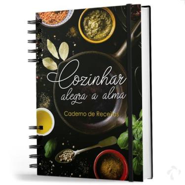 Imagem de Caderno de Receitas - Black Elegance - NISTI PRINT