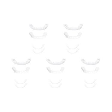 Imagem de Conjunto De Dentaduras Temporárias Superiores E Inferiores, Veneers Co
