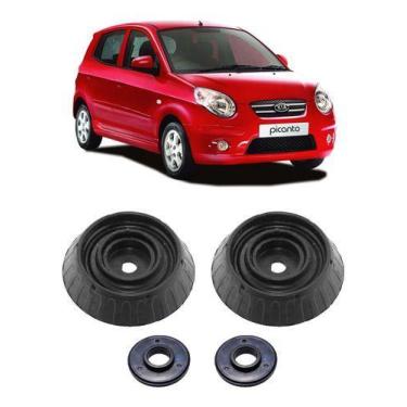 Imagem de Par Coxim Rolamento Amortecedor Dianteiro Picanto 2007/2011 - QualyKit