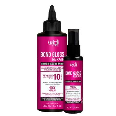 Imagem de Kit Widi Care Bond Gloss Repair Máscara Líquida + Sérum Capilar