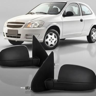 Imagem de Par Retrovisor Celta Prisma Com Controle 2007 2008 2009 2010 2011 2012