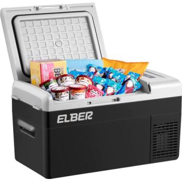 Imagem de Geladeira Portátil p Camnhão Black 20 New  12V/24V Elber