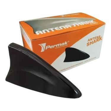 Imagem de Antena Decorativa Tubarão Shark - Preta (100/M) - Permak