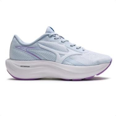 Imagem de Tênis Mizuno Virtue 2 Feminino, 37, Azul claro, Roxo