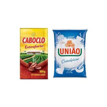 Imagem de Kit com 1 Café Caboclo Extraforte 500g e 1 Açucar Cristal de 1 Kilo - 
