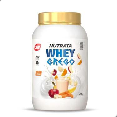 Imagem de Whey Grego Protein 3W 25g Proteina Pote 900g Nutrata, Vitamina de Frut