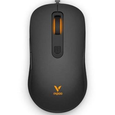 Imagem de Mouse Gamer Rapoo V16RGB, RGB, 12.800 DPI, 5 Botões Programáveis, USB, Preto - V16RGB-U...