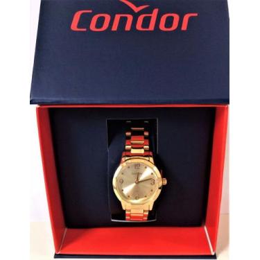 Imagem de Relógio feminino Condor COPC21JDA/4D, Dourado