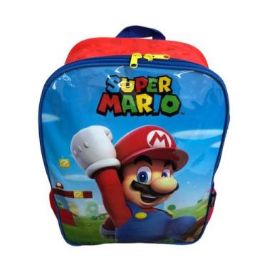 Imagem de Mochila Escolar Com Alça De Costas Super Mario Bros - Luxcel