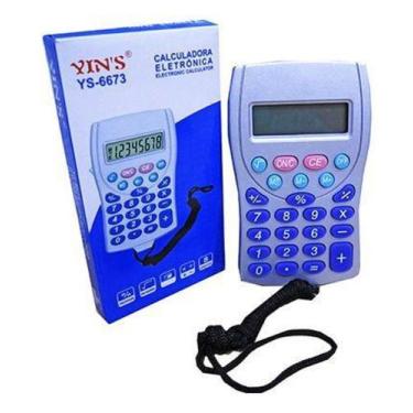 Imagem de Calculadora Eletronica 8 Digitos Com Cordao - Oem