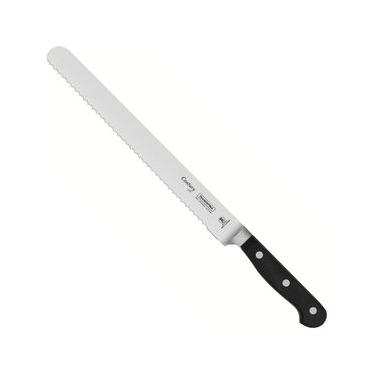 Imagem de Faca de Cortar Pão Profissional Serrilhada Inox 10' Tramontina Century Bolo Torta Confeitaria Preto