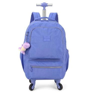Imagem de Mochila escolar rodinha/costa 360 Up4you, Violeta