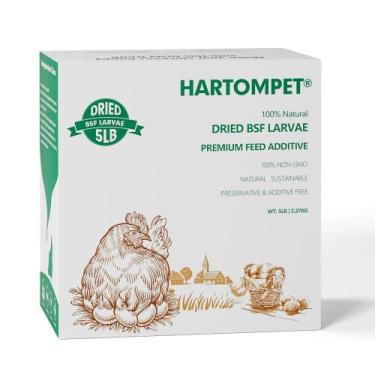 Imagem de Alimento para aves HARTOMPET larvas secas de mosca soldado negra 2,27 