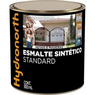Imagem de Tinta Esmalte Hydronorth Standard Brilhante Para Metais Madeiras 900Ml
