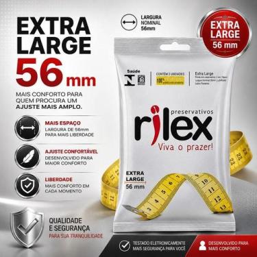 Imagem de Preservativo rilex extra grande pacote com 3 unidades