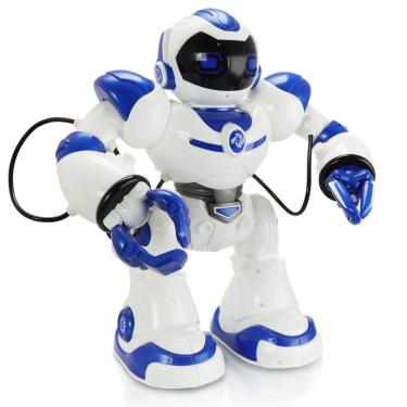 Imagem de Robô Interativo Intelligent Robot com Controle Remoto Programável e Efeitos de Luz Preto Candide