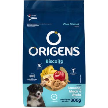 Imagem de Biscoito Origens para Cães Filhotes Sabor Aveia e Banana - 300g