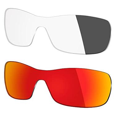 Imagem de 2 pares de lentes polarizadas de substituição da Mryok para óculos de sol Oakley Antix – Opções