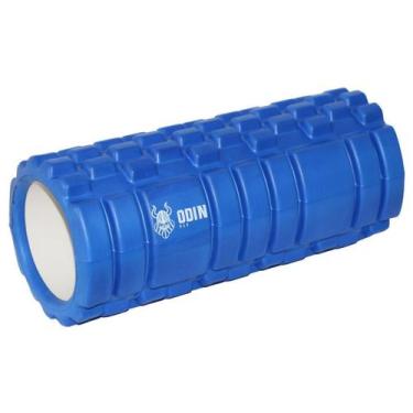 Imagem de Rolo Massagem Foam Roller Liberação Miofascial Azul Odinfit - Odin Fit