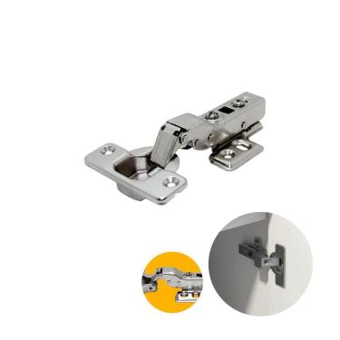 Imagem de Dobradiça Porta de Armário 35 mm Curva com Amortecedor