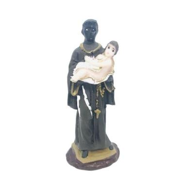 Imagem de Imagem São Benedito Em Resina 7 Cm