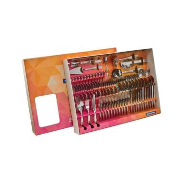 Imagem de Faqueiro Tramontina Laguna em Aço Inox c/ Facas de Churrasco