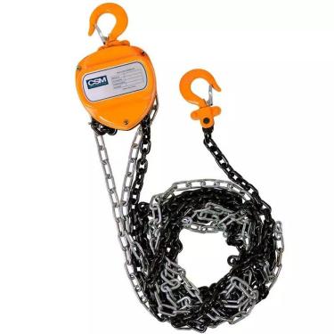 Imagem de Talha Manual de Corrente 3 TON Elevação 3 Metros TC 3000 CSM