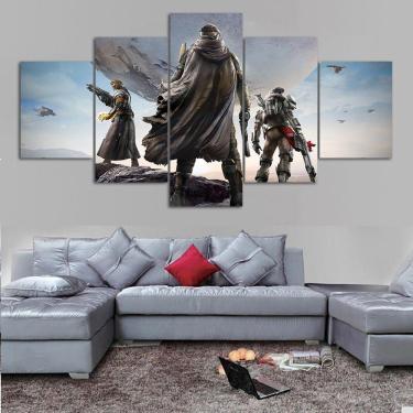 Imagem de Quadro Decorativos Jogos Walpaper com 5 peças 130x65 m3