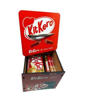 Imagem de Caixa Explosão De Chocolates Kit Kat Com 10 Unidades