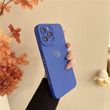 Imagem de Capa de telefone com moldura de coração de amor macio doce cor para iphone 11 12 13 pro max x xr xs max 7 8 plus capa à prova de choque de proteção de lente, iu6876be, para iphone x
