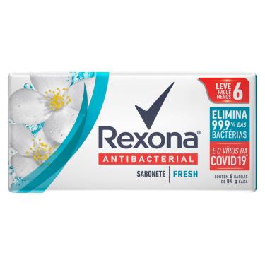 Imagem de Sabonete Rexona Antibacterial Fresh - 6 Unidades