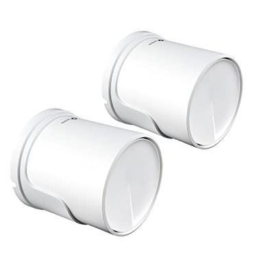 Imagem de Bangcheer - Organizador de cabos para impulsionador WiFi completo, sistema de malha WiFi doméstico para Tp Link Deco x20 e x60, suporte de parede fácil de instalar para booster, branco, pacote com 2