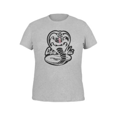 Imagem de Camiseta Camisa Cobra Kai Masculina Cinza Tamanho:M