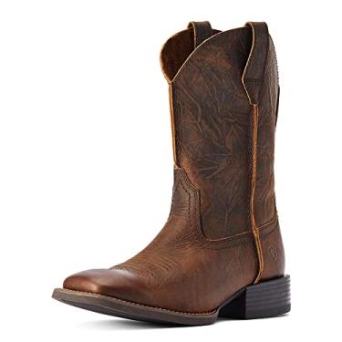 Imagem de Ariat Bota masculina esportiva Rambler Western, Bartop marrom, 10 Wide