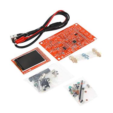 Imagem de Nooelec Kit DIY de osciloscópio com sonda de clipe, substituição para DSO138. Osciloscópio de armazenamento digital de baixo custo com LCD TFT de 2,4 polegadas