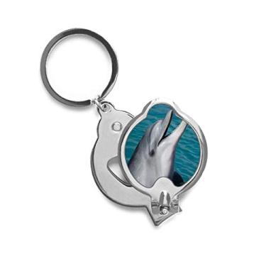 Imagem de Cortador de unhas Ocean Water Dolphin Science Nature Picture Tesoura cortador de aço inoxidável