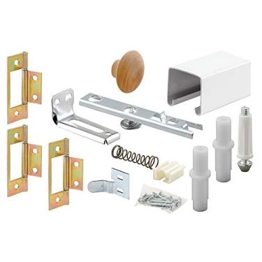 Imagem de Prime-Line Products Kit de trilho para armário de duas dobras 164686, 91,44 cm, pacote com 2 ferragens