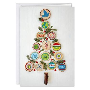 Imagem de Hallmark UNICEF Cartões de Natal em caixa, árvore da paz (12 cartões e 13 envelopes)