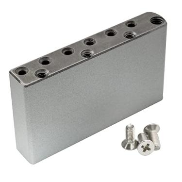 Imagem de Musiclily Ultra 40mm Bloco Tremolo de Aço Sólido Espaçamento 10,5mm para Ponte Guitarra Squier Standard Series China e Indonésia