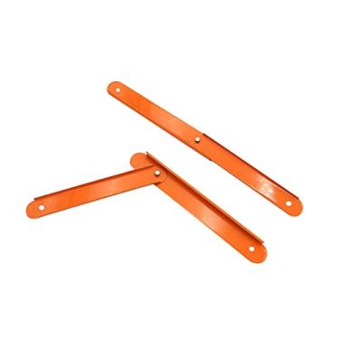 Imagem de Fenteer 2 x kit de substituição de haste de direção dobrável para escadas, laranja