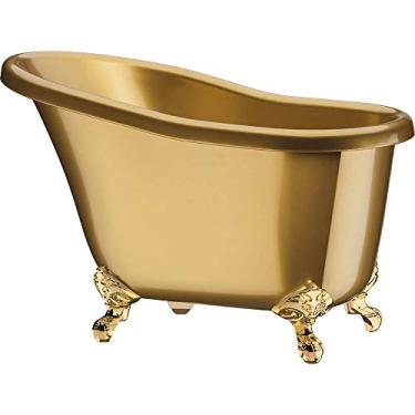 Imagem de Champanheira formato Banheira ideal para 4 garrafas (Dourado Marmorizado)