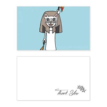 Imagem de Bandeira de árbitro Offside Cat Mummy árbitro cartão de agradecimento aniversário comemoração casamento agradecimento