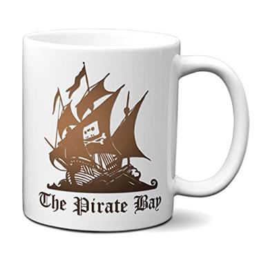 Imagem de Caneca The Pirate Bay Logo Oficial Presente Geek Torrent