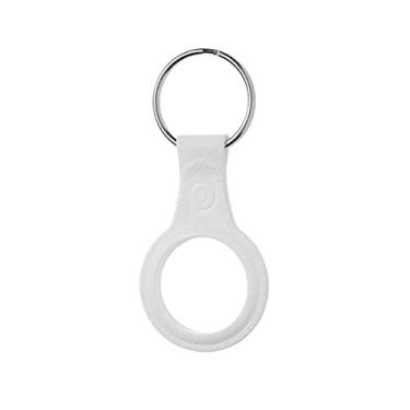 Imagem de Capa Silicone Chaveiro para AirTag Colorido [Coronitas Acessorios] (Branco)