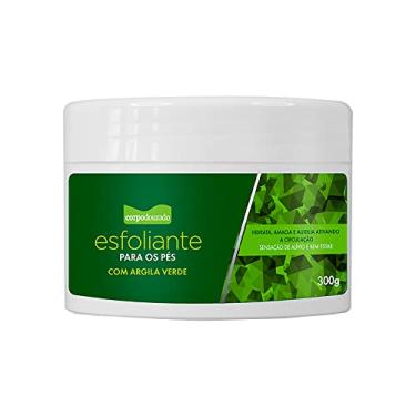 Imagem de Creme Esfoliante Para os Pés Com Argila Verde Corpo Dourado Hidrata Amacia Ativa a Circulação Sensação de Alívio 300g