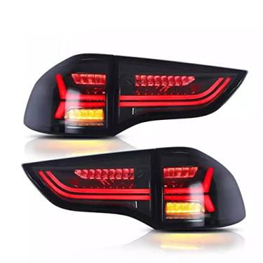 Imagem de MALOOS Luz traseira modificada em LED do carro Luz indicadora de seta traseira Lâmpada de freio Luzes de ré Para Mitsubishi Pajero Sport 2011-2018